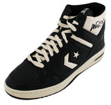 Lakers Magic Johnson Signed Left B&W Converse Weapon Shoe W/ Case BAS Witness 3