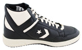 Lakers Magic Johnson Signed Left Black & White Converse Weapon Shoe BAS Wit 3