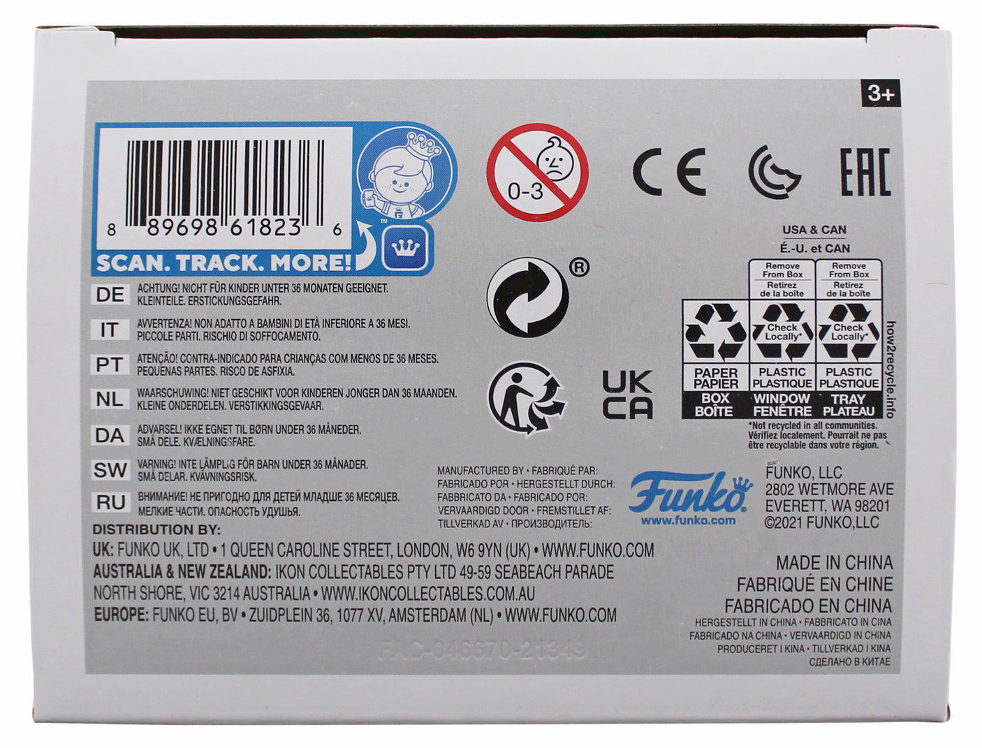 Josh Gad Frozen "Olaf" Signed #1179 Olaf as Simba Funko Pop Vinyl Figure BAS 1