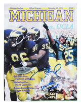 Michigan Tom Brady "College Debut" Signed September 1996 Program BAS #AC020744