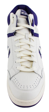 Lakers Magic Johnson Signed Left P&W Converse Weapon Shoe W/ Case BAS Witness 3