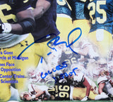 Michigan Tom Brady "College Debut" Signed September 1996 Program BAS #AC020744