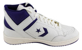 Lakers Magic Johnson Signed Left P&W Converse Weapon Shoe W/ Case BAS Witness 3