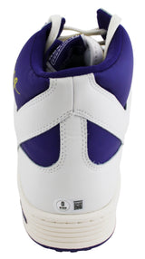 Lakers Magic Johnson Signed Left P&W Converse Weapon Shoe W/ Case BAS Witness 3