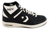 Lakers Magic Johnson Signed Right Black & White Converse Weapon Shoe BAS Wit 3