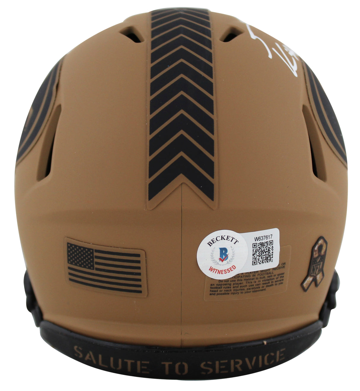 49ers George Kittle Signed STS II Speed Mini Helmet W/ Case BAS Witnessed