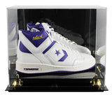 Lakers Magic Johnson Signed Right P&W Converse Weapon Shoe W/ Case BAS Witness 3