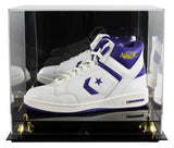 Lakers Magic Johnson Signed Left P&W Converse Weapon Shoe W/ Case BAS Witness 3