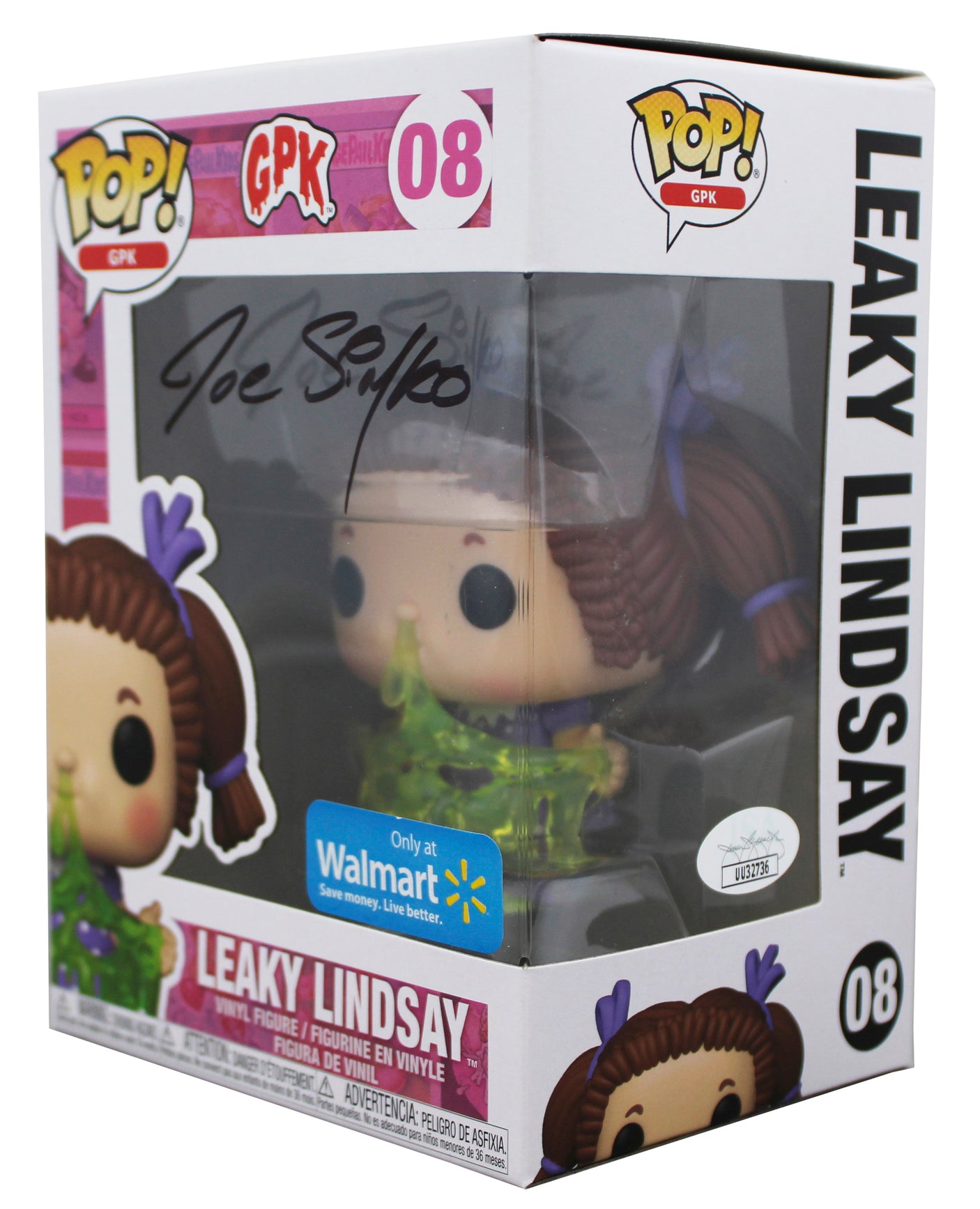 Joe Simko Garbage Pail Kids Signed #08 Funko Pop Vinyl Figure JSA #UU32736