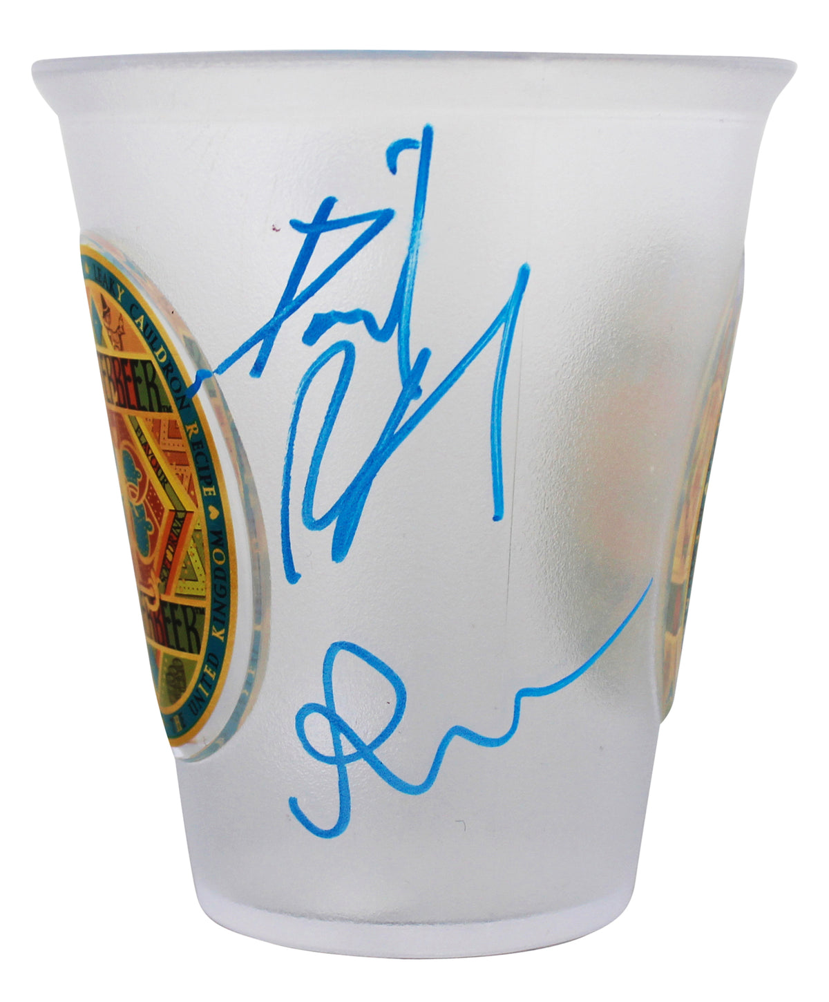 Daniel Radcliffe & Rupert Grint Harry Potter Signed Plastic Butterbeer Mug BAS