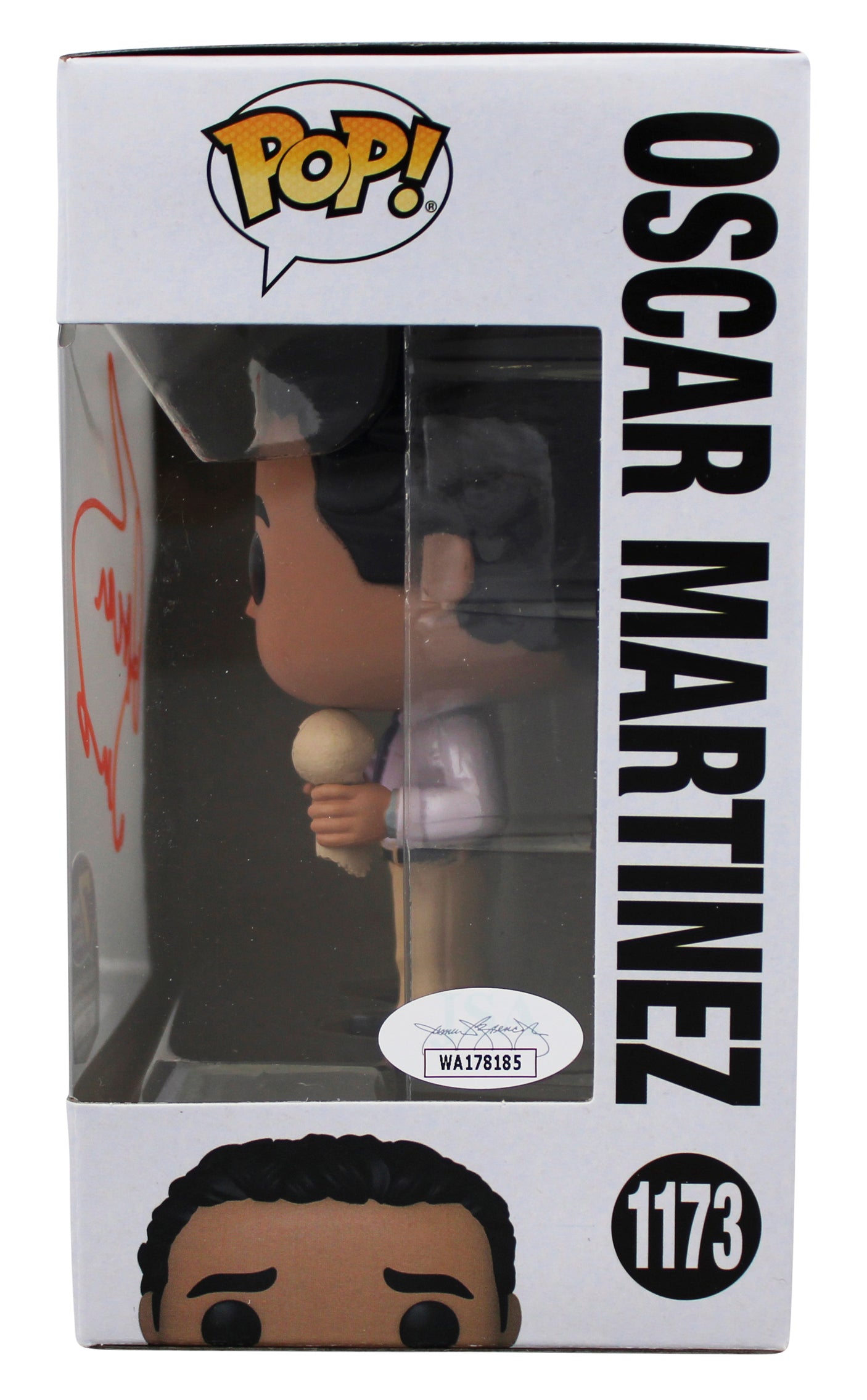 Oscar Nunez The Office Signed Oscar #1173 Funko Pop Vinyl Figure JSA #WA178185