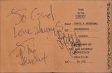 Jimi Hendrix "Love Always" Signed 1967 4.5x6.7 UK Fan Club Booklet BAS #AD85591
