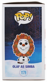 Josh Gad Frozen "Olaf as Simba" Signed #1179 Funko Pop Vinyl Figure BAS 1