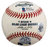Boston Strong (5) Damon, Brady, Ortiz, Orr & Bird Signed Baseball BAS #T71331