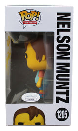 Nancy Cartwright The Simpsons Signed Nelson #1205 Funko Pop Figure JSA #AB07451