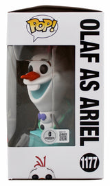 Josh Gad Frozen "Olaf" Signed #1177 Olaf as Ariel Funko Pop Vinyl Figure BAS