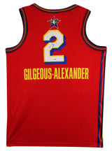 Shai Gilgeous-Alexander Signed Red ASG Nike Jordan Swingman Jersey JSA #CK50631