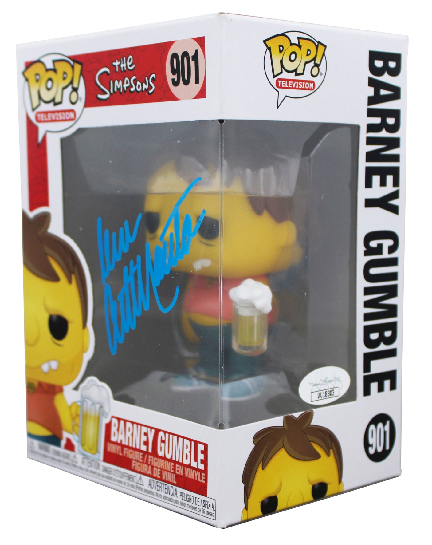 Dan Castellaneta The Simpsons Signed Barney #901 Funko Pop Figure JSA #UU18303