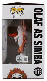Josh Gad Frozen "Olaf" Signed #1179 Olaf as Simba Funko Pop Vinyl Figure BAS 2