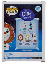 Josh Gad Frozen "Olaf" Signed #1179 Olaf as Simba Funko Pop Vinyl Figure BAS 2