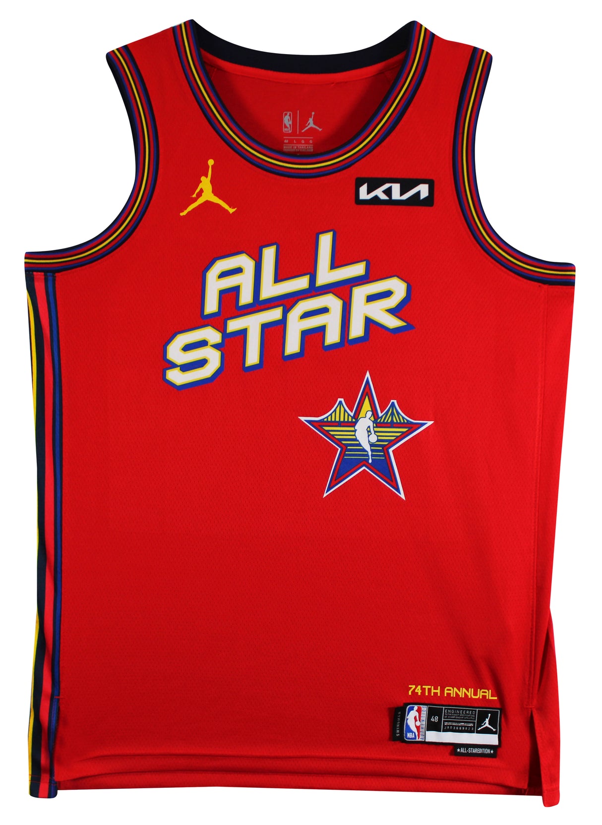 Shai Gilgeous-Alexander Signed Red ASG Nike Jordan Swingman Jersey JSA #CK50631
