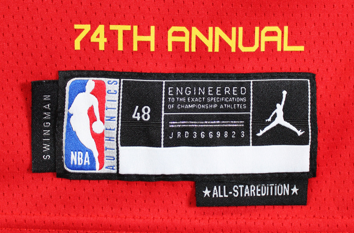 Shai Gilgeous-Alexander Signed Red ASG Nike Jordan Swingman Jersey JSA #CK50631