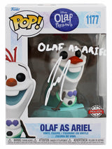 Josh Gad Frozen "Olaf as Ariel" Signed #1177 Funko Pop Vinyl Figure BAS