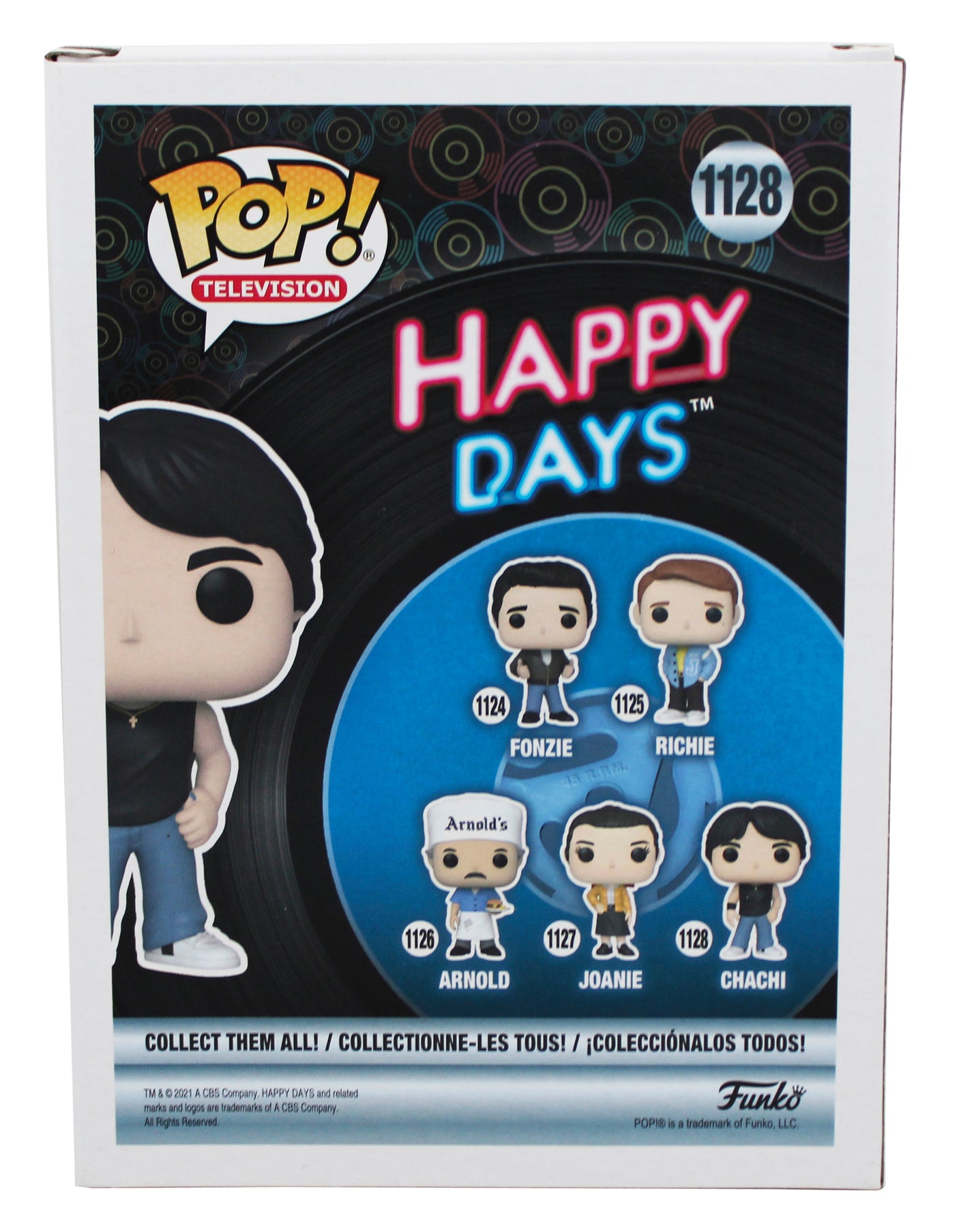 Scott Baio Happy Days "Chachi" Signed #1128 Funko Pop Vinyl Figure JSA #QQ80123