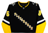 Penguins Jaromir Jagr Authentic Signed Black Fanatics Breakaway Jersey BAS Wit