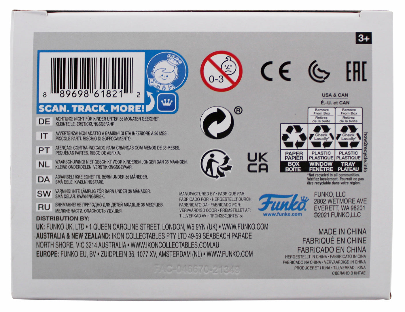 Josh Gad Frozen "Olaf as Ariel" Signed #1177 Funko Pop Vinyl Figure BAS