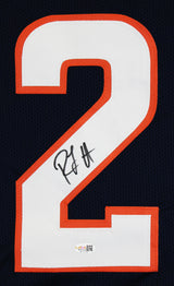 R.J. Harvey Authentic Signed Navy Pro Style Framed Jersey JSA Witness
