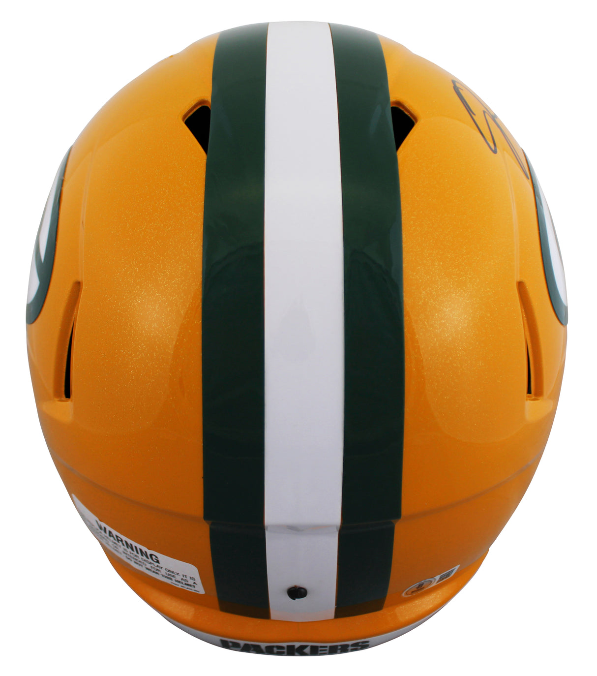 Packers Josh Jacobs Signed Full Size Speed Rep Helmet W/ Case BAS Witnessed