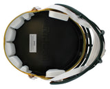 Packers Josh Jacobs Signed Full Size Speed Rep Helmet W/ Case BAS Witnessed