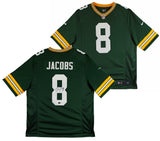 Packers Josh Jacobs Authentic Signed Green Nike Game Jersey BAS Witnessed
