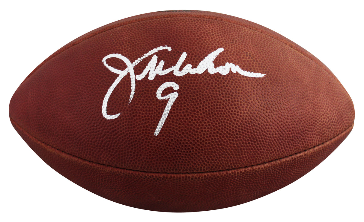 Bears Jim McMahon Signed SBl XX Logo Wilson "Duke" Football JSA Wit #WB840694