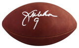 Bears Jim McMahon Signed SBl XX Logo Wilson "Duke" Football JSA Wit #WB840694