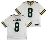 Packers Josh Jacobs Authentic Signed White Nike Game Jersey BAS Witnessed