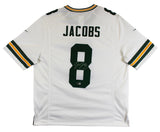 Packers Josh Jacobs Authentic Signed White Nike Game Jersey BAS Witnessed