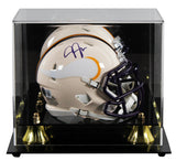Vikings Justin Jefferson Signed Retro Speed Mini Helmet W/ Case BAS Witnessed