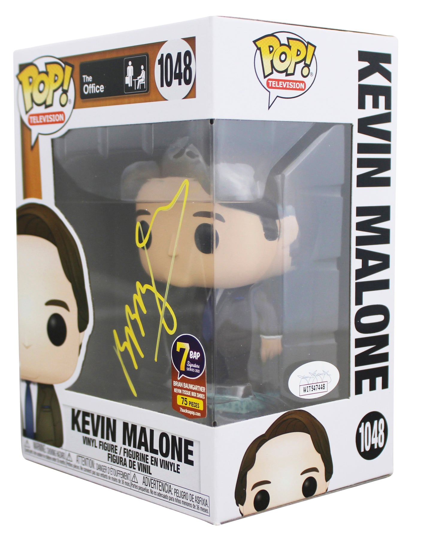 Brian Baumgartner The Office Signed Kevin Funko Pop Vinyl Figure JSA #WIT547448