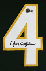 Rollie Fingers Authentic Signed Green Pro Style Jersey Autographed BAS Witnessed