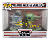 John Rosengrant The Mandalorian "Grogu" #407 Large Funko Pop Figure PSA #AJ38410
