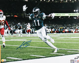 Eagles A.J. Brown Authentic Signed 16x20 Horizontal Framed Photo BAS Witnessed