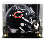Bears Charles Tillman "Peanut Punch" Signed F/S Speed Rep Helmet W/ Case BAS Wit