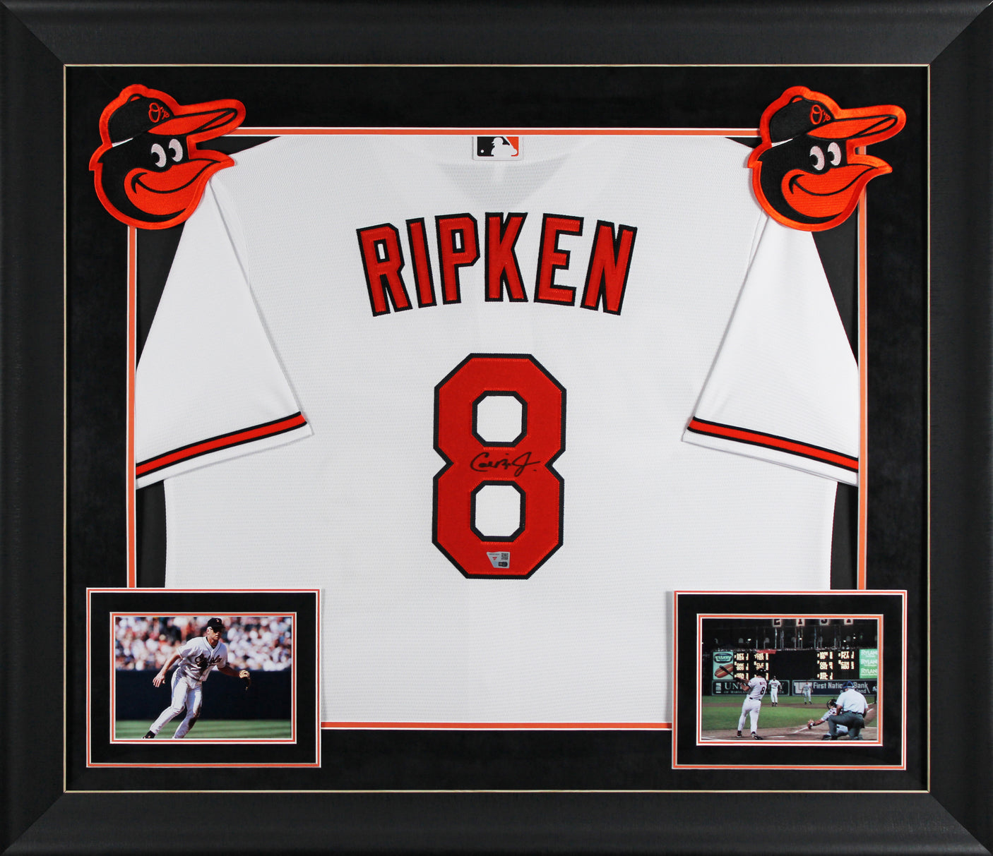 Orioles Cal Ripken Jr. Authentic Signed White Nike Framed Jersey Fanatics