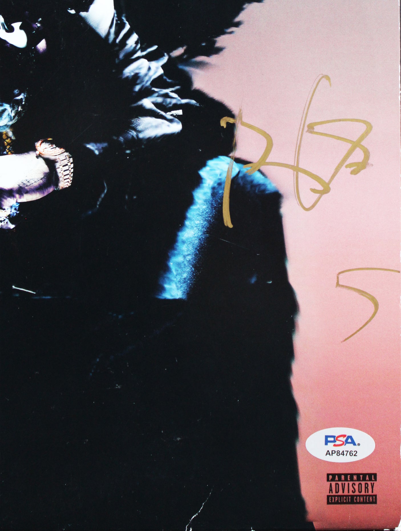 Travis Scott Signed Birds in the Trap Sing McKnight Album Cover PSA/DNA #AP84762