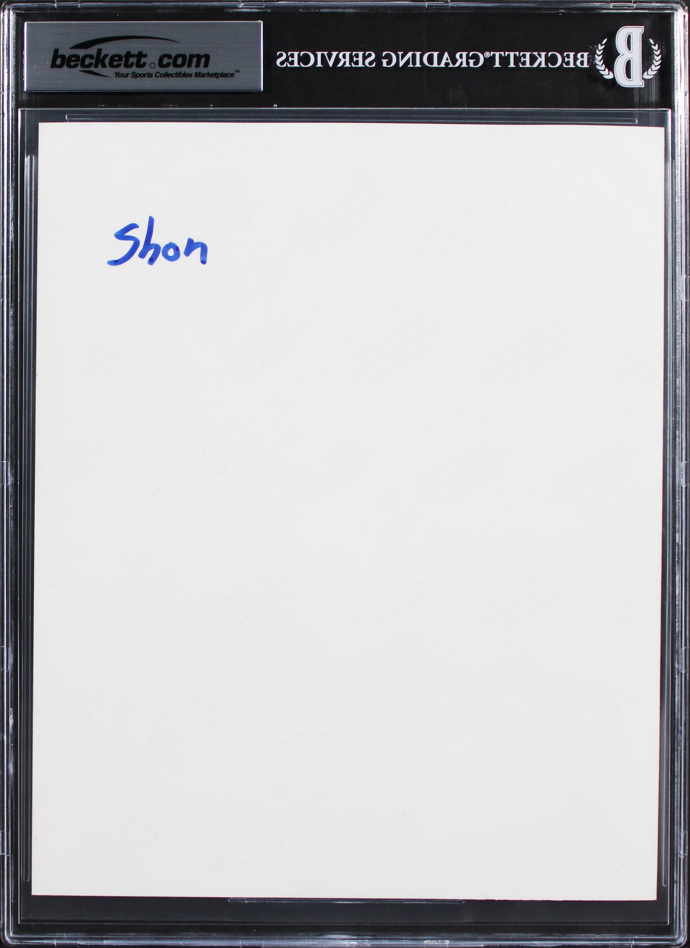 Paul McCartney & Linda McCartney Signed 8x10 Photo Auto Graded 10! BAS Slabbed