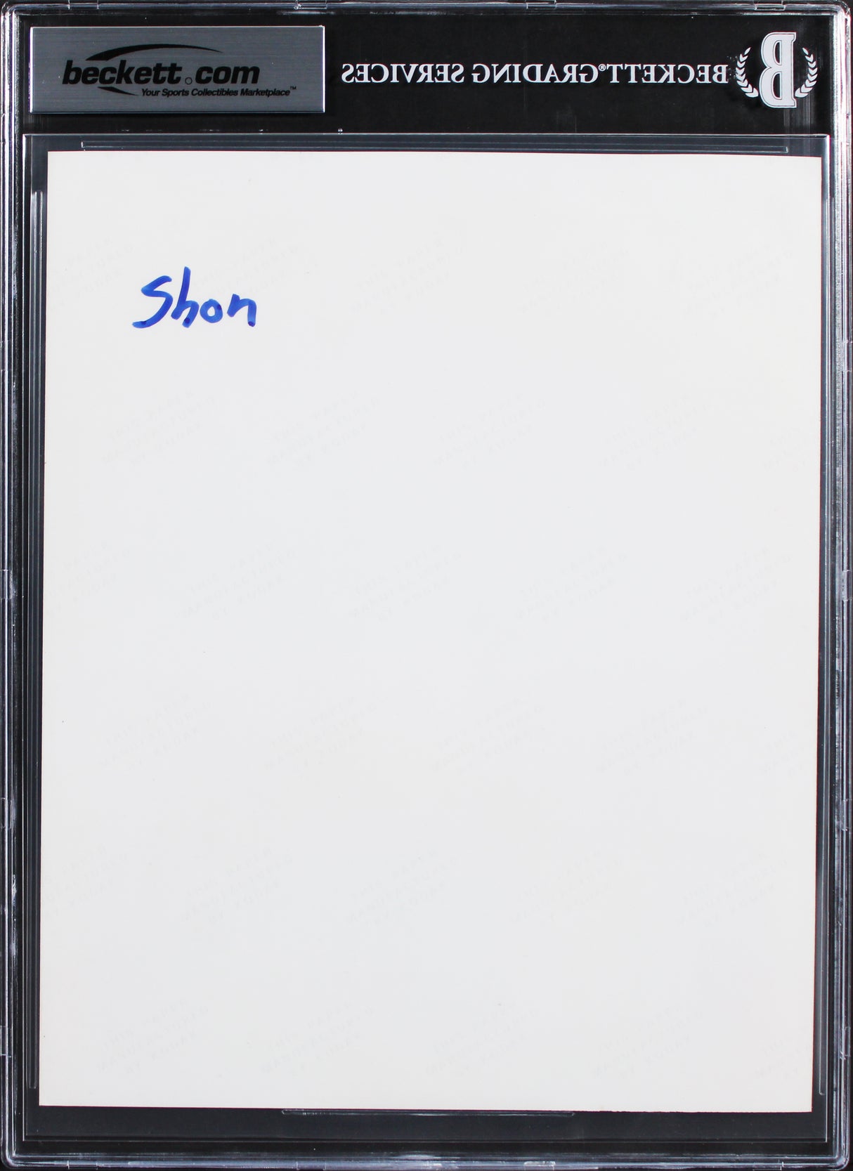 Paul McCartney & Linda McCartney Signed 8x10 Photo Auto Graded 10! BAS Slabbed