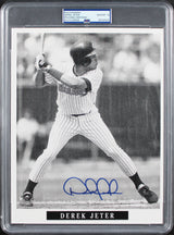 Yankees Derek Jeter Signed 8x10 Minor League Team Issued Photo Auto 10! PSA Slab