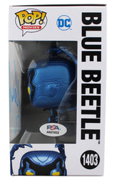 Xolo Mariduena Signed Blue Beetle #1403 Funko Pop Vinyl Figure PSA/DNA #AN21832